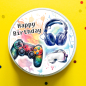 Preview: Tortenbild Gamer "Happy Birthday"
