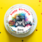 Preview: Tortenbild Gamer "Happy Birthday"