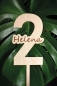 Preview: Holzaufsatz NAME UND ZAHL
