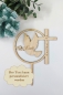 Preview: Holzaufatz Rund personalisiert