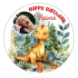 Preview: Tortenbild Tortenaufleger Dino Dinosaurier