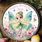 Preview: Tortenbild Tortenaufleger Muffinaufleger Fee in pastel Farben