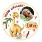 Preview: Tortenbild Tortenaufleger Dino Dinosaurier