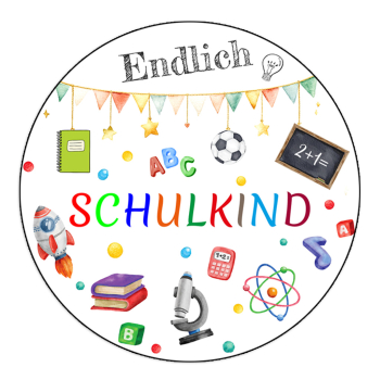 Preview: Cupcake Aufleger Schule