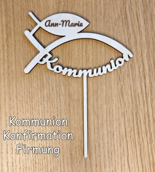Individuell Kuchen Topper Taufe Kommunion Konfirmation oder Firmung