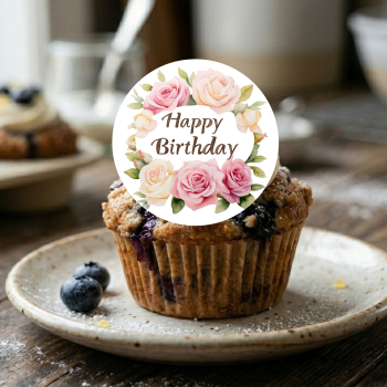 Preview: Muffinaufleger Rosen 4 cm 24 Stück