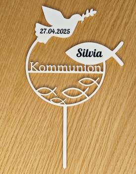Tortentopper Kommunion Konfirmation Firmung