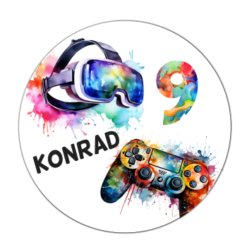 Gamer Tortenaufleger & Muffin-Topper