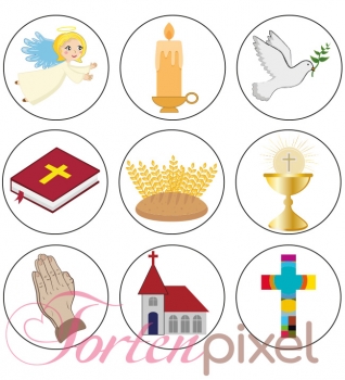 Oblaten Konfirmation Motive Kommunion