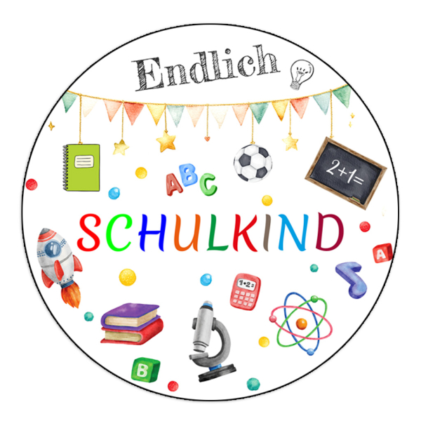 Cupcake Aufleger Schule
