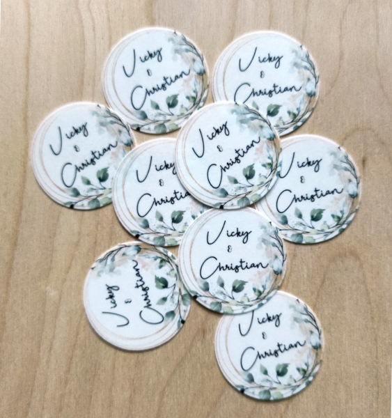 Hochzeit Aufleger Bild Torten Aufleger Muffin Topper Zur Taufe ELEFANT personalisiert Muffin Aufleger