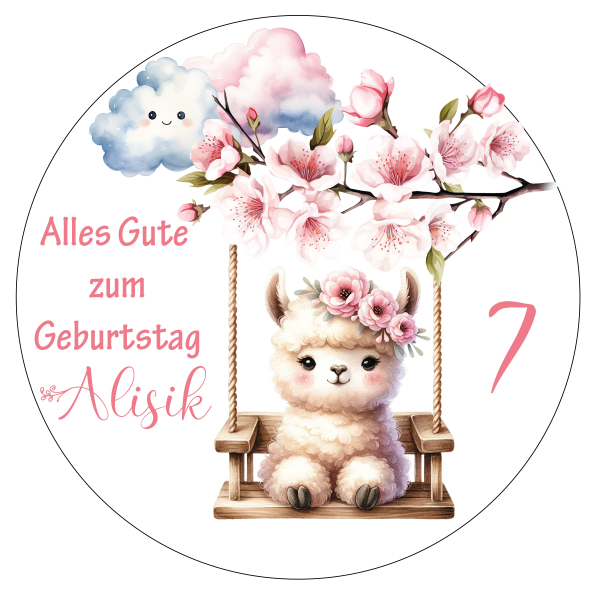 Mach deine Cupcakes zum Highlight! Niedliche Lama-Muffintopper für jeden Anlass.