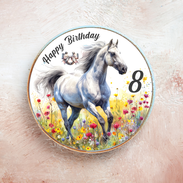 Cupcake-Deko Pferdemotiv